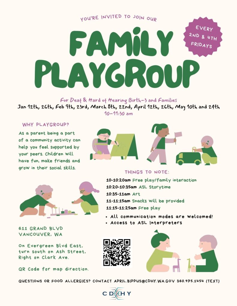 family playgroup flyer